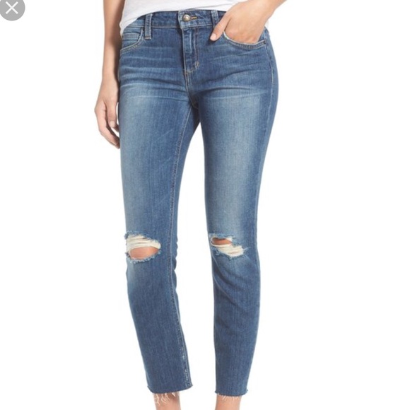 Joe's Jeans Denim - Joes Icon Distressed Cropped Skinny Jeans